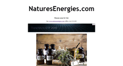 Desktop Screenshot of naturesenergies.com